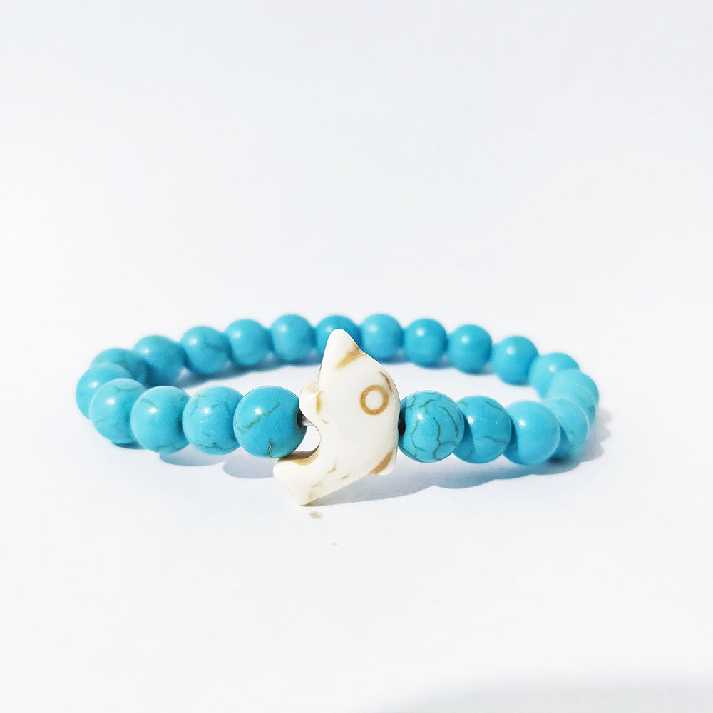 MARIN- Dolphin Volcanic Rock Bracelet