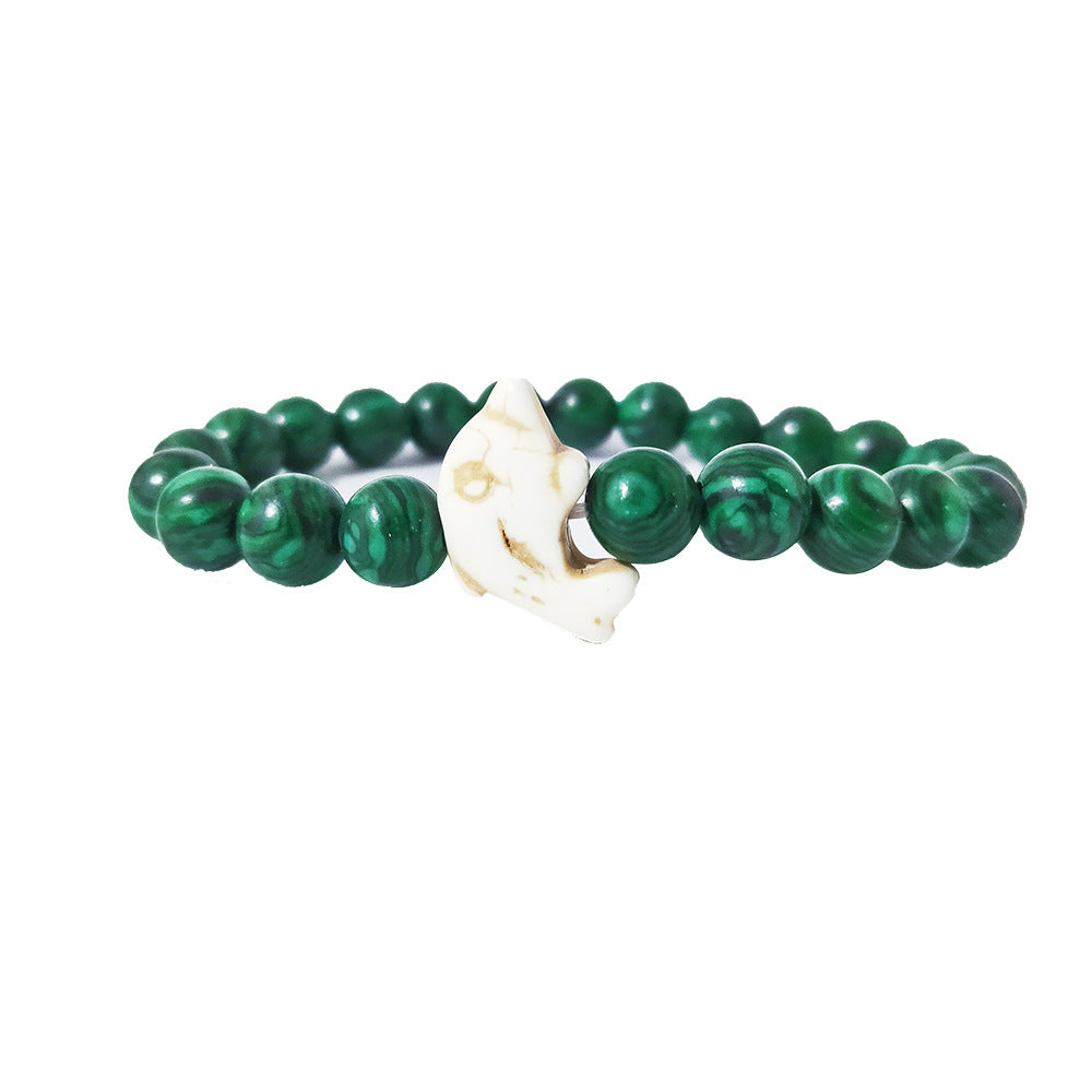 MARIN- Dolphin Volcanic Rock Bracelet