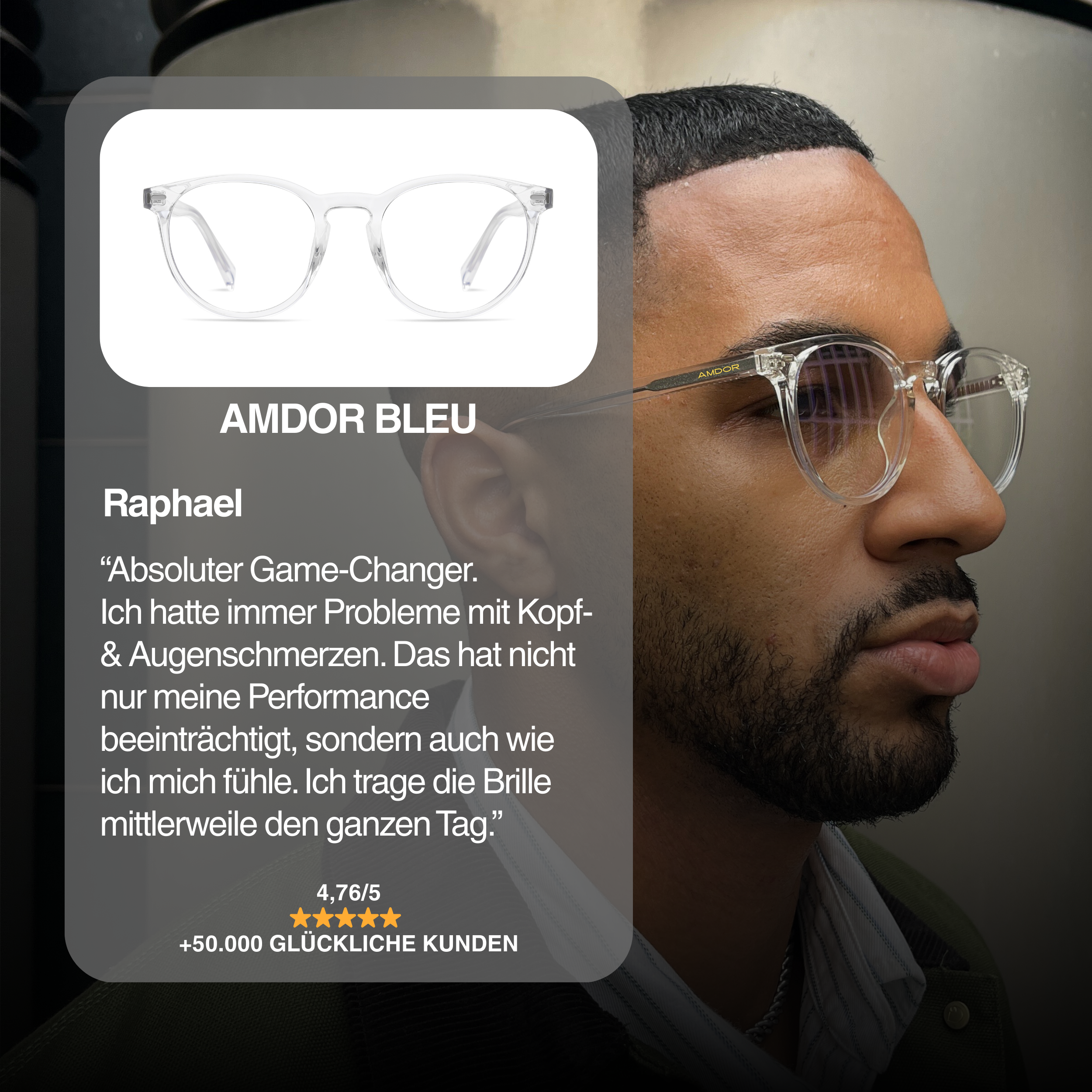Blue light filter glasses - BLEU