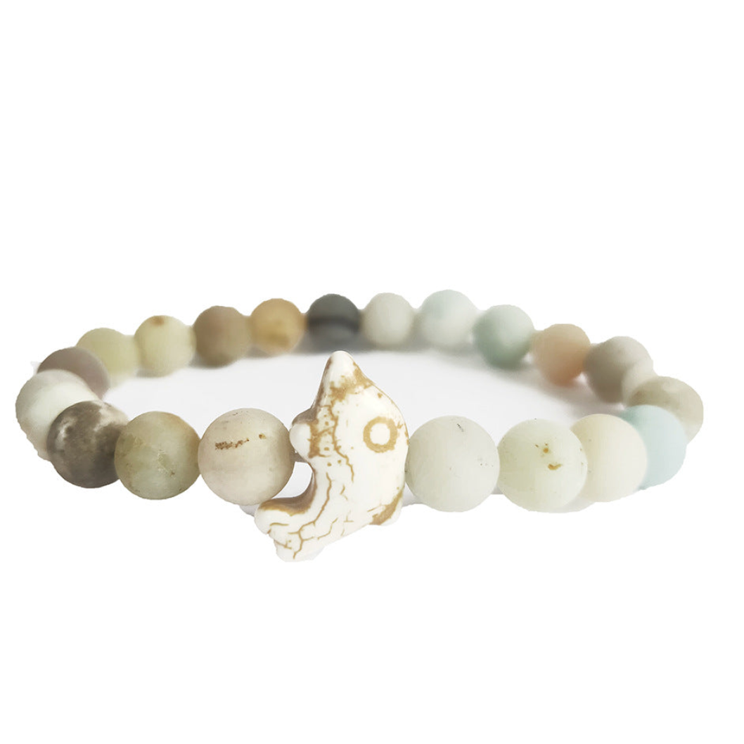 MARIN- Dolphin Volcanic Rock Bracelet
