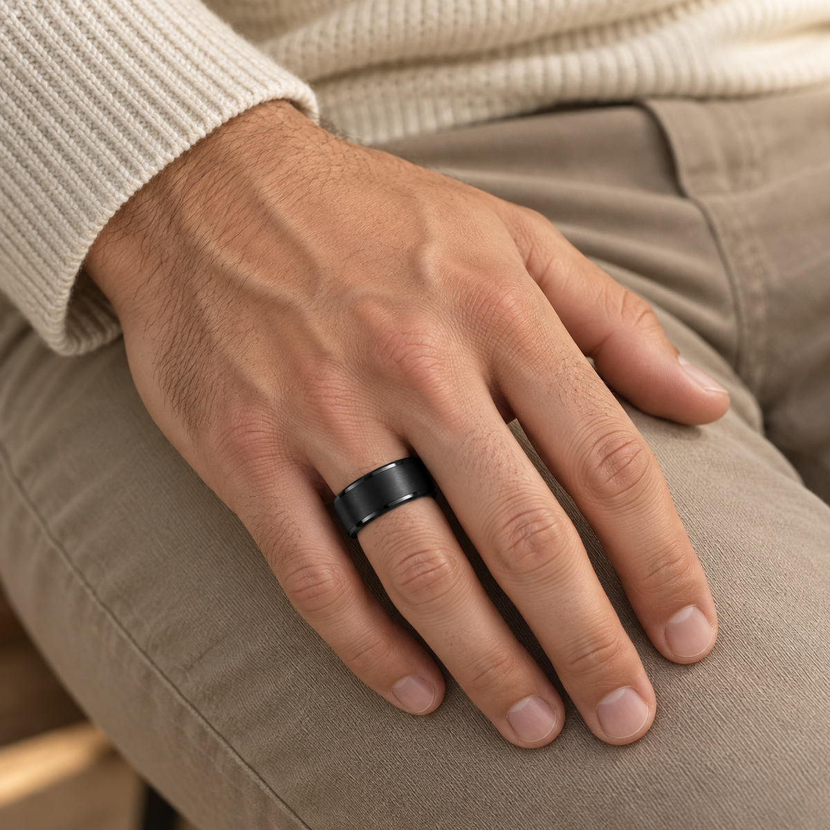 ONYX - Stainless Steel Ring