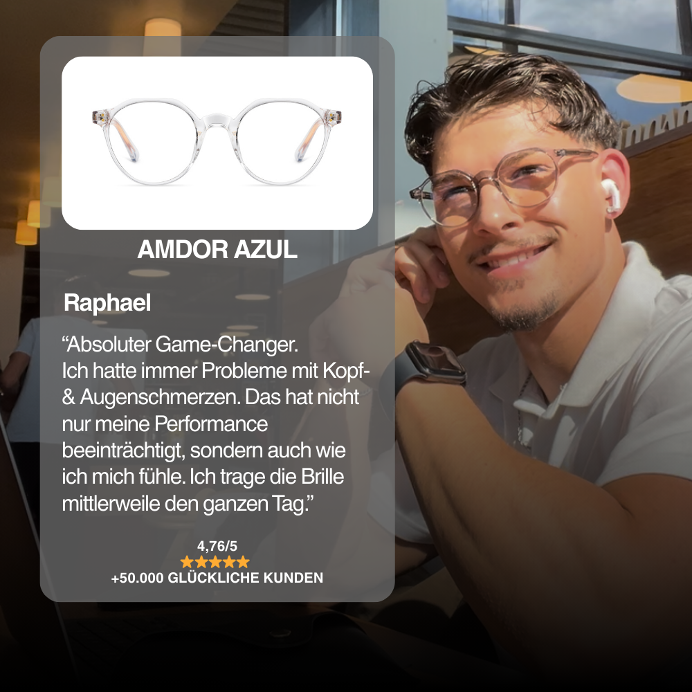 Blue light filter glasses - AZUL