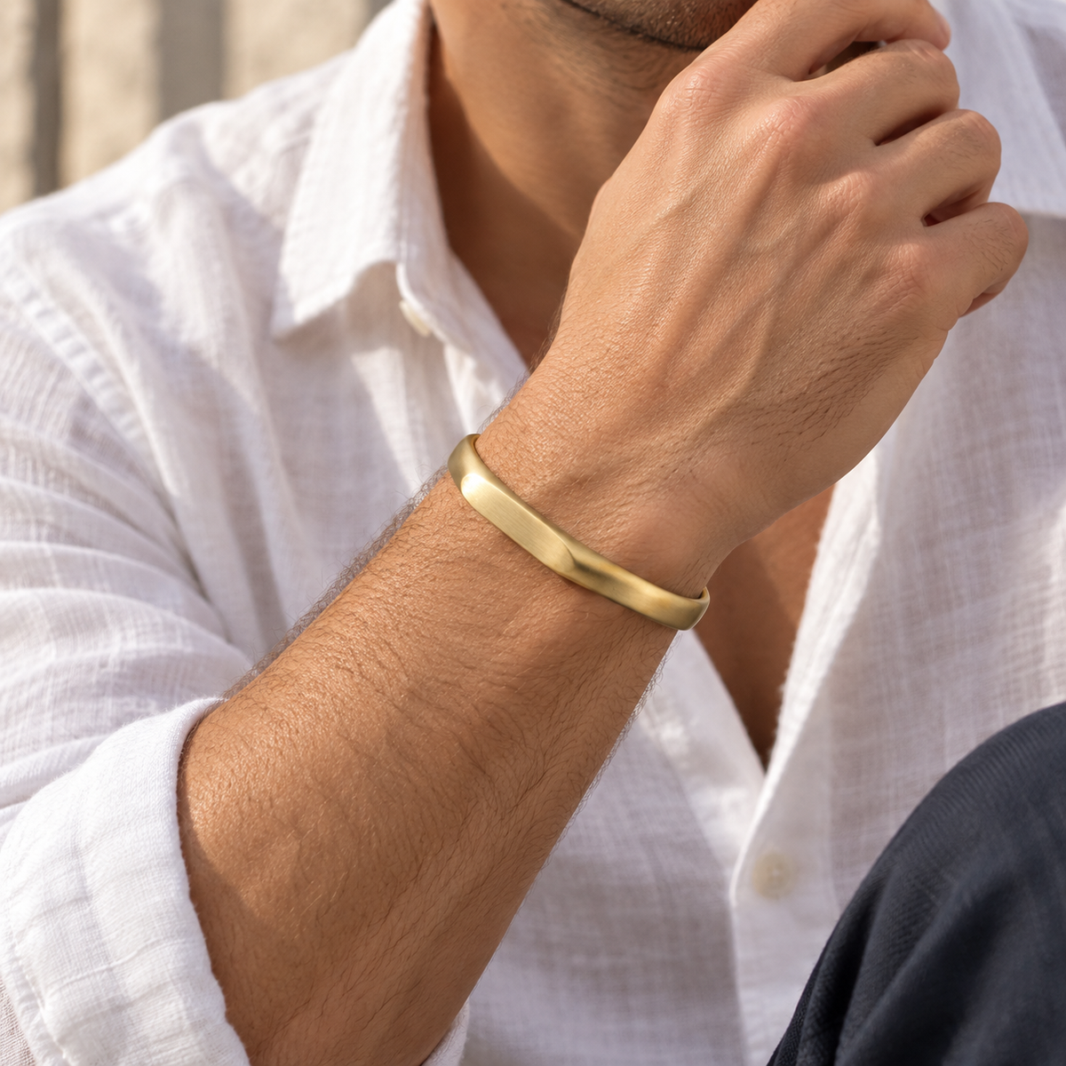 VITO - Bracelet rétro en acier au titane