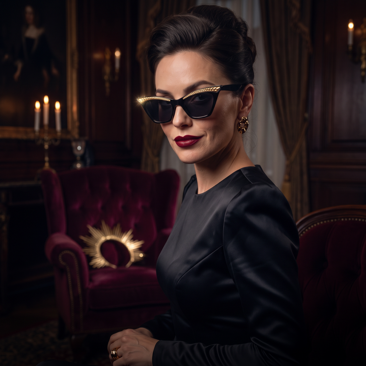 NOIRE – Cat-Eye verziert